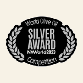 Silver Award-emblem fra World Olive Oil Competition 2023